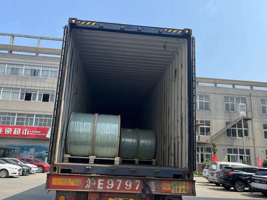 superfície lisa elástica do membro 1.8mm do cabo de fibra ótica FRP de 50.4km