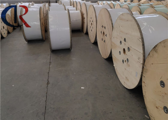 Material branco de KFRP, plástico reforçado de Aramid do cabo de fibra ótica fibra interna
