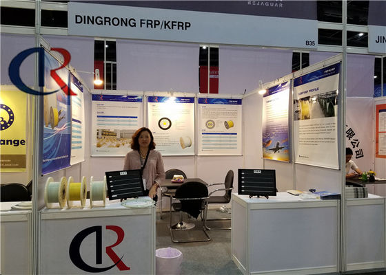 Membro de força liso do frp, material de FRP, resistência à tração ≥1200